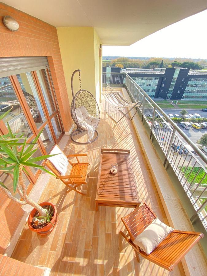 Golden Hour Apartment - Panoramic Terrace Fiumicino Exteriér fotografie